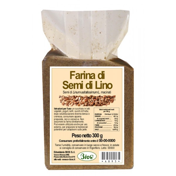 Farina di Lino bio 10kg - Arteagricola
