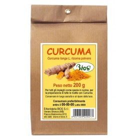 CURCUMA RIZOMA POLVERE BIOS 200 g Erboristeria Bios